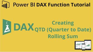 Power BI How to Calculate QTD (Quarter to Date) Rolling Sum