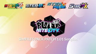 StepF2/StepP1/StepPrime/StepPXX PIU NITECITY Simfiles V.1.01 Songlist