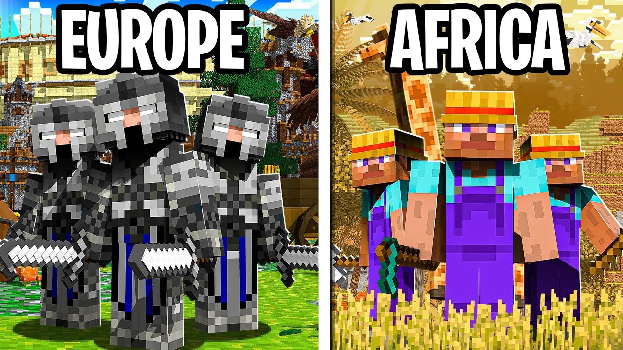 I Made 200 Players Simulate Earth In Hardcore Minecraft