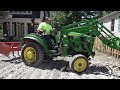 how to fix your driveway with only a box blade u0026 loader john deere 2038r