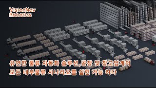 VisionNav Robotics 비전나비 로보틱스는  산업용 무인지게차