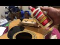 Blueridge Guitar Repair Part 2: Bridge Repair, Set Up and Pick-up Installation