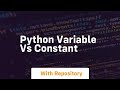python variable vs constant