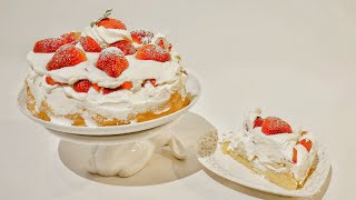 【私房最愛】草莓布丁戚風蛋糕 Strawberry Pudding Cake