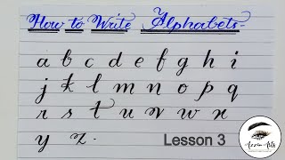 How to use cut markers (Lesson 3) | Small letters | English calligraphy #englishcalligraphy #lesson3