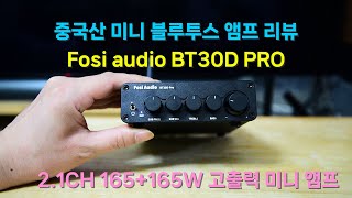 작은거인, 미니 블루투스 앰프,Fosi audio BT30D PRO 리뷰