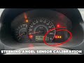 Steering Angle Sensor Calibration Easy Fix