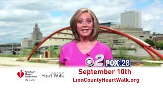 2017 Cedar Rapids Heart Walk - CBS 2 Iowa PSA with Karen Fuller