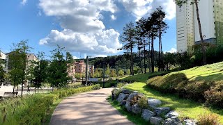 [4K] Yongin City, Yeokbuk-dong Park - Walking around Korea