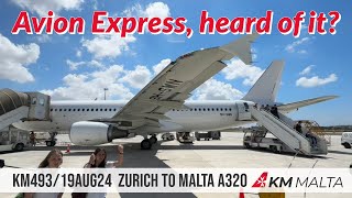 ✈️ Avion Express? KM Malta?｜Zurich to Malta｜LX4372｜KM493