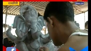 Ratnagiri : Ganpati Bapa Idiol Making Started For Ganesh Utsav