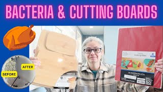 How to Clean A Cutting Board (wood \u0026 plastic) to Remove Bacteria! - VIEWER REQUEST