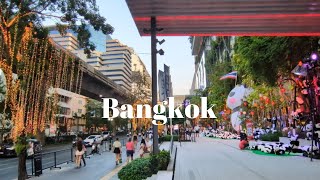 Walking Bangkok: Traffic, Benchasiri Park \u0026 EmSphere Mall