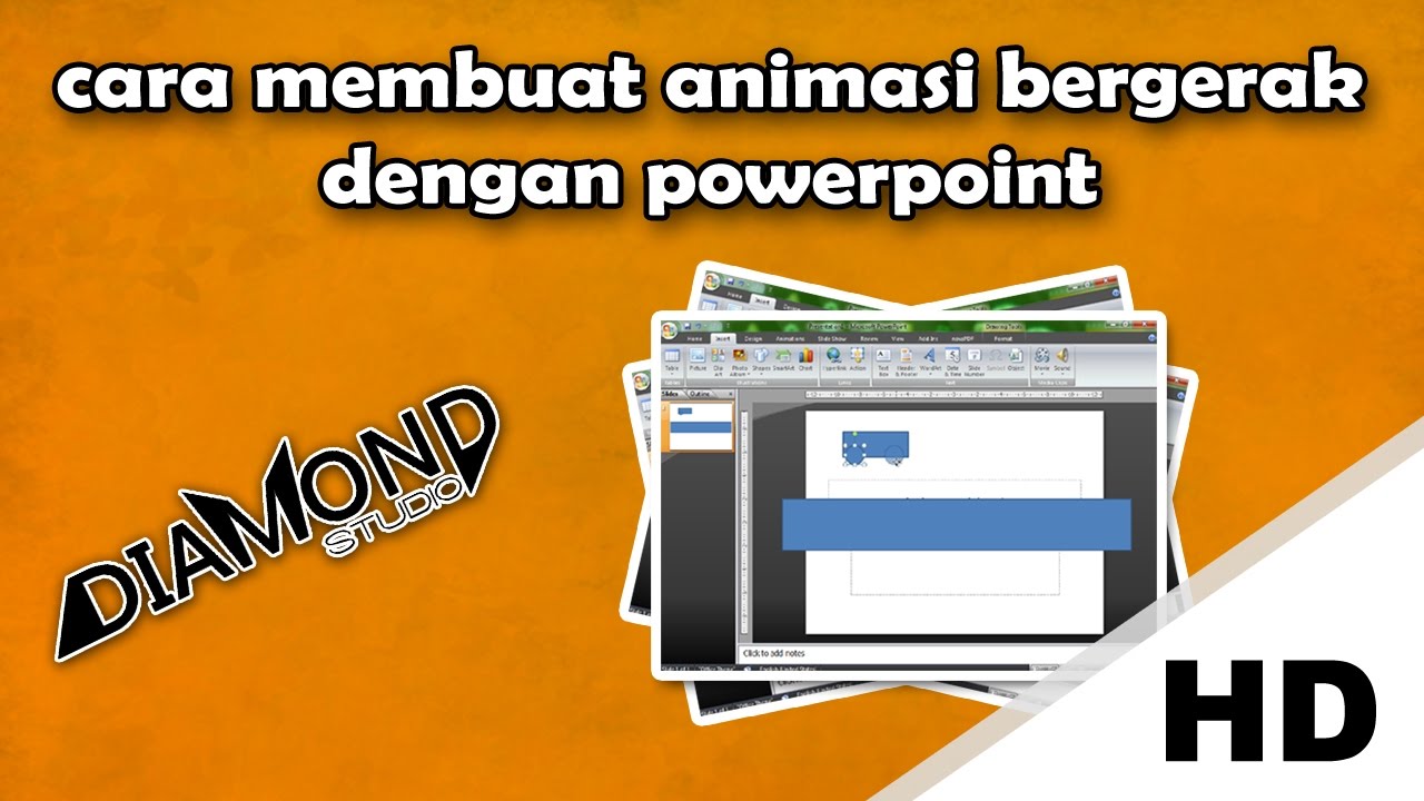 Cara Membuat Animasi Bergerak Pada Ppt Background Imagesee - Riset