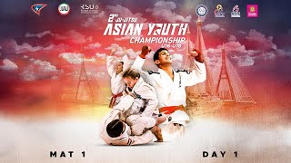 MAT 1 - DAY 1 - 2nd JU-JITSU ASIAN YOUTH CHAMPIONSHIP 2025