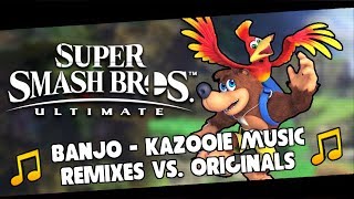 Banjo-Kazooie Music Remix Comparison (N64 Vs. Switch) - Super Smash Bros. Ultimate