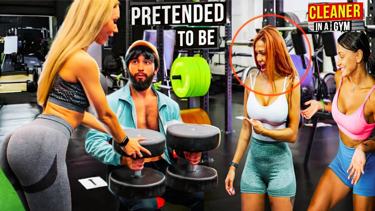 Gym Prank Funny Moments Anatoly CLEANER In Gym 😉 Anatoly Gym Prank ...