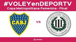 #VOLEYenDEPORTV - Boca Juniors vs Banco Provincia (LP) - Final Copa Metroplitana - DHF