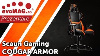 Cougar ARMOR Scaun Gaming - Unboxing, Asamblare, Prezentare si EPIC GIVEAWAY / CONCURS! - evoMAG.ro