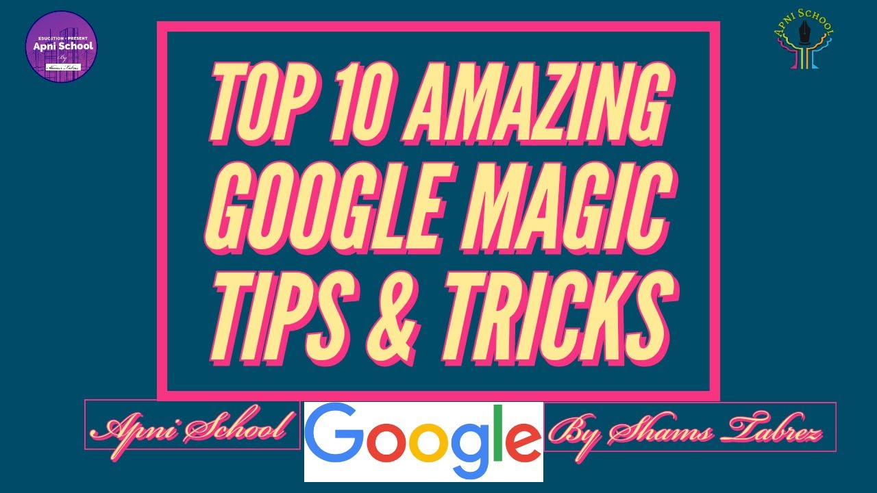 TOP 10 AMAZING Google Magic Tips & Tricks - YouTube