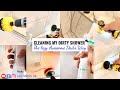 How to clean dirty shower the lazy way with KOH & grout power scrubber drill brush kit