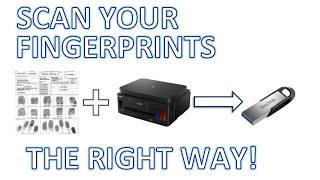 How to Electronically Scan Your Fingerprints