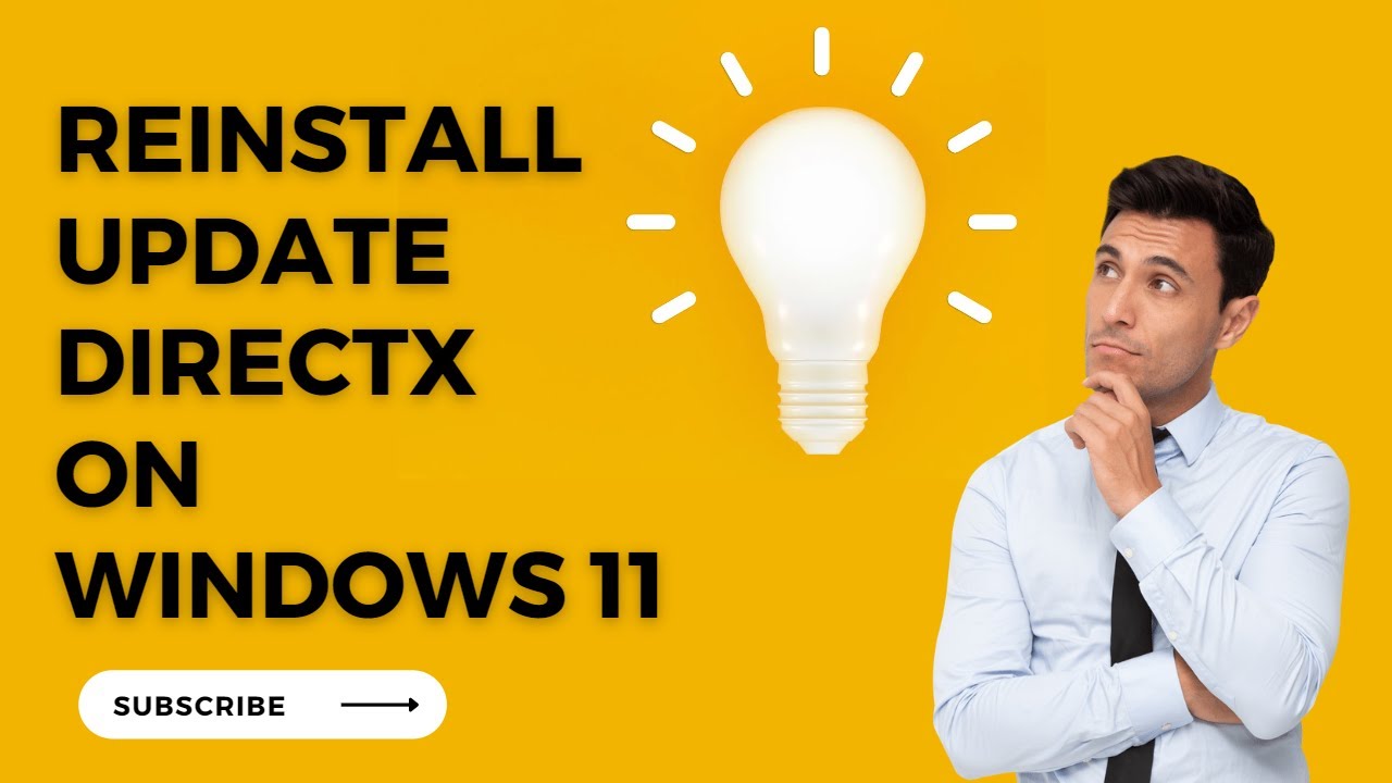 How To Reinstall/Update DirectX On Windows 11 - YouTube