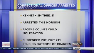 Vigo County correctional officer arrested on warrant for child molestation