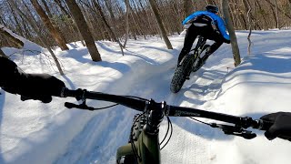 FATBIKE SHRED 4K: Chantecler \u0026 Mont Loup-Garou (Quebec, Canada) - PURE ADRENALINE