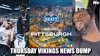 Minnesota Vikings News Dump (5.23.24) | JJ in MN, 2026 Draft in Pittsburgh, Don't Sleep on the Vikes