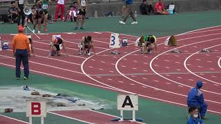 2020  秋季記録会  男子A 100m  タイムレース 11組