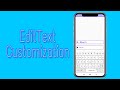 EditText customization tutorial | Android studio