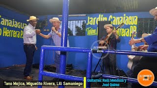 Tano Mojica, Miguelito Rivera, Lili Samaniego. Torrente Zapatero. Jardín Canajagua, 2024.