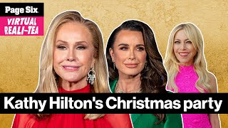 EXCLUSIVE Details From Kathy Hilton’s Christmas Party \u0026 Kyle on Feud With Sutton | Virtual Realitea