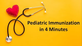 Pediatric Immunization in 4 Minutes