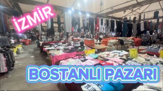 Bostanlı Pazarı 4K  Walking Tour  🇹🇷 Turkey Walk 2024 | Bostanlı, İzmir,Türkiye 🇹🇷 4K Yürüyüş Turu