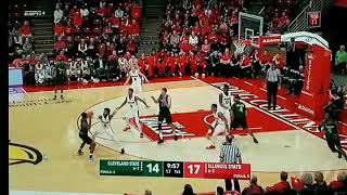 Rashad Williams breaks Cleveland State Freshman 3 point record.