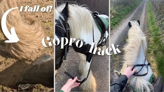 Come for a hack with me! *I fall off* (GoPro edition)