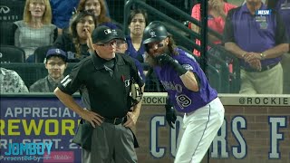 Charlie Blackmon slams his bat and gets ejected, a breakdown