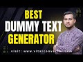 How to Generate Lorem Ipsum Dummy Text Using vitalconverter.com