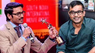 Dhanush gets overwhelmed and dedicated his Pride of South India award to his brother Selvaraghavan