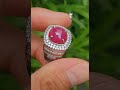 Batu Permata Mulia Natural Round Ruby Burma Myanmar 8.15 Ct SKY Lab PassBook