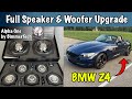 BMW Z4 Full Speaker Upgrade DIY - BimmerTech Alpha One Speaker and Woofer Sound System