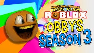 Annoying Orange Plays Roblox Hide And Seek - obbys in roblox