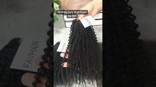 Afro kinky curly virgin human hair Weft 🔥🔥10-30inch in stock ✨✨ #favhair #virginhair #humanhair