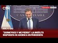 La INSÓLITA respuesta de MANUEL ADORNI sobre SUBSIDIOS al TRANSPORTE en CONFERENCIA de PRENSA