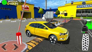 Citroen Car Drive Across Big Mall Parking Lot #5 - Android Gameplay