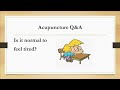 acupuncture 101 part 2 2 q u0026a