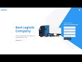 Create a Professional Logistic Website Using HTML and CSS | Full Source Code Included