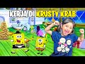 LEIKA JADI SPONGEBOB !! 🟨😍 LEIKA KERJA DI KRUSTY KRAB !! [ROBLOX INDONESIA]